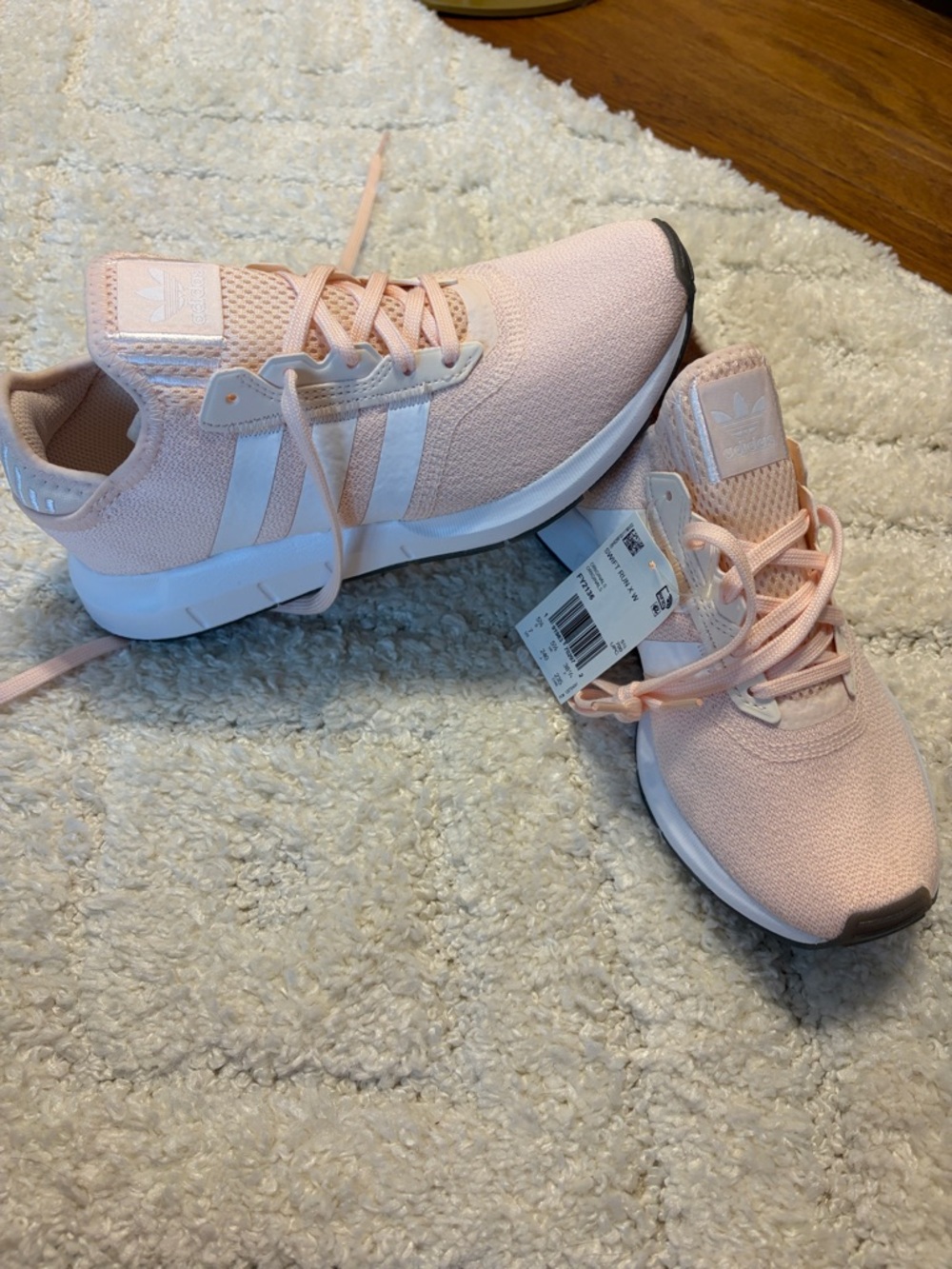 Adidas Pink Knit Running Sneakers